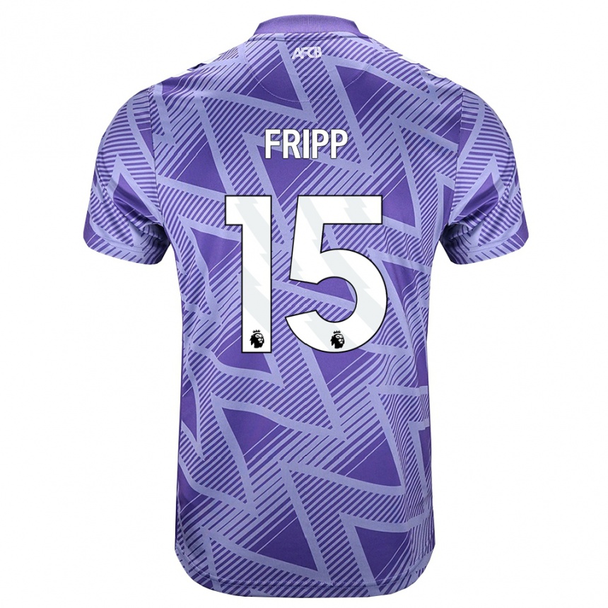נשים כדורגל Kelly Fripp #15 ורוד בהיר מאוד לבן הרחק ג'רזי 2026/27