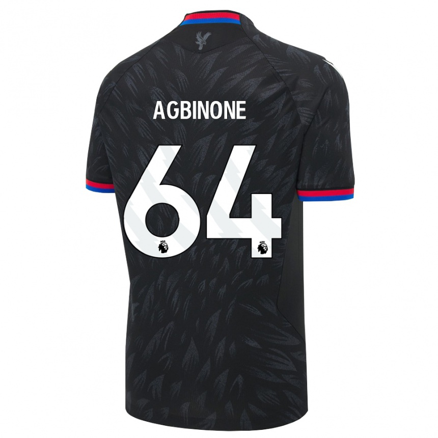 נשים כדורגל Asher Agbinone #64 שחור כחול אדום הרחק ג'רזי 2026/27