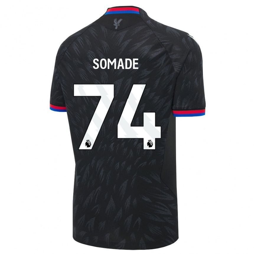 נשים כדורגל Sean Somade #74 שחור כחול אדום הרחק ג'רזי 2026/27