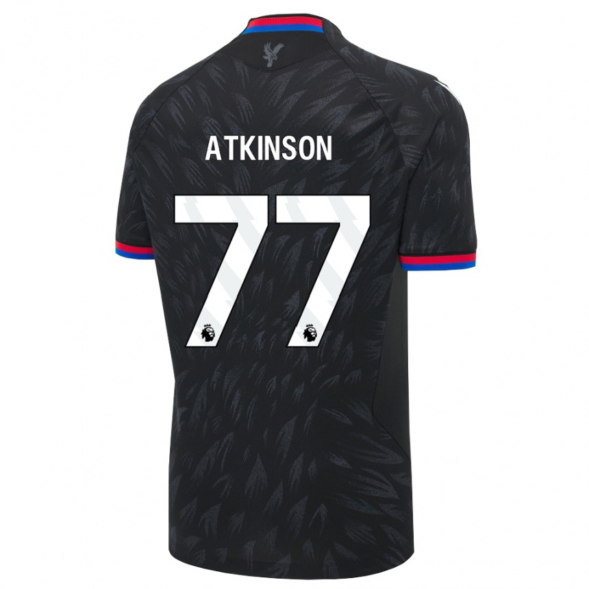 נשים כדורגל Isibeal Atkinson #77 שחור כחול אדום הרחק ג'רזי 2026/27