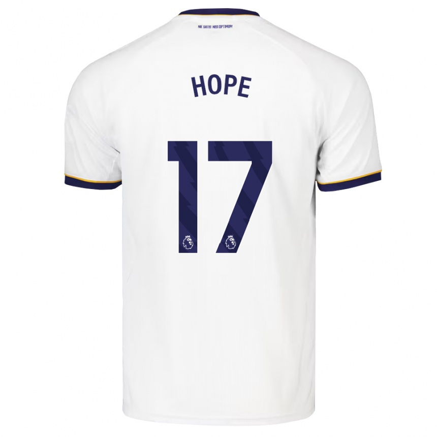 נשים כדורגל Lucy Hope #17 כחול חצות לבן צהוב הרחק ג'רזי 2026/27