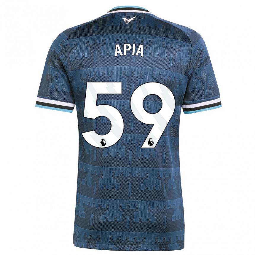 נשים כדורגל Aaron Apia #59 צהוב שחור כחול הרחק ג'רזי 2026/27