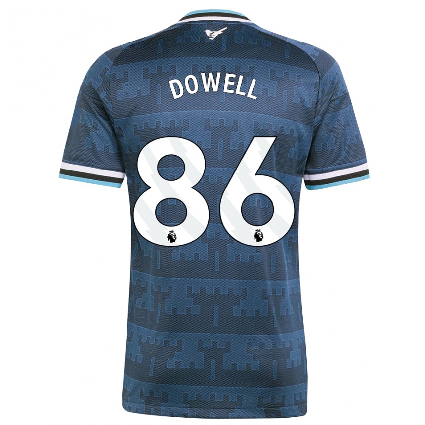 נשים כדורגל Roman Dowell #86 צהוב שחור כחול הרחק ג'רזי 2026/27