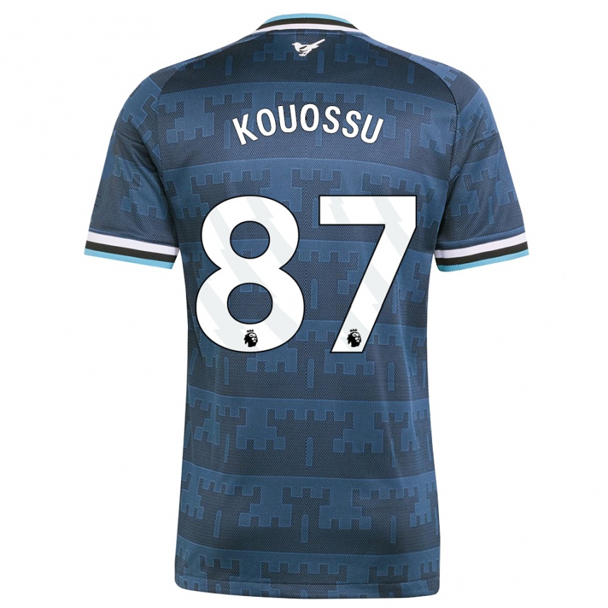 נשים כדורגל Jayden Kouossu #87 צהוב שחור כחול הרחק ג'רזי 2026/27