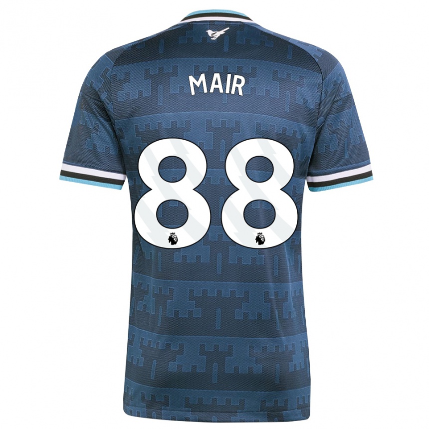 נשים כדורגל George Mair #88 צהוב שחור כחול הרחק ג'רזי 2026/27