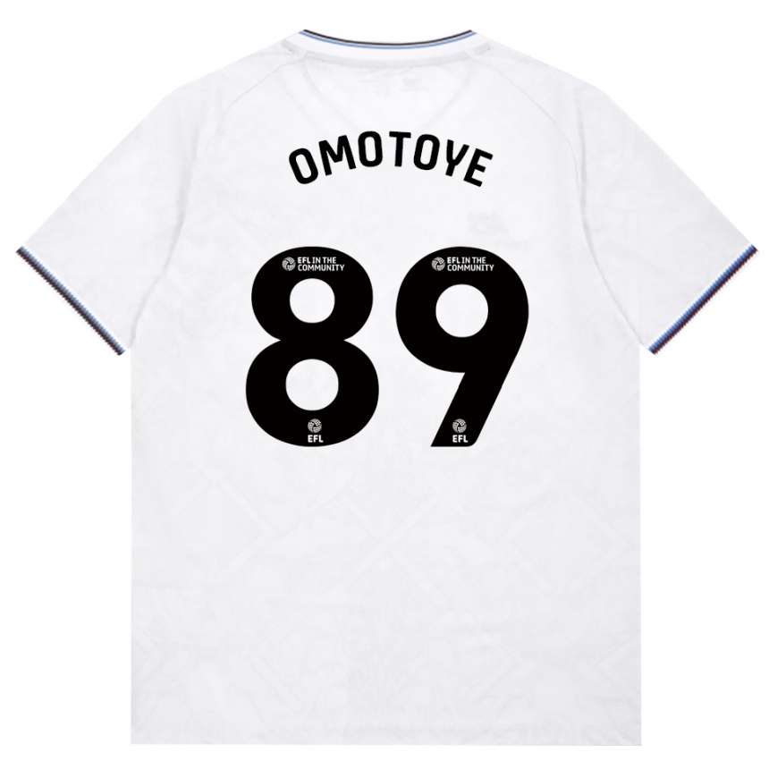 נשים כדורגל Tyrone Omotoye #89 בורדו לבן הרחק ג'רזי 2026/27