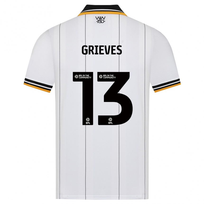 נשים כדורגל Xander Grieves #13 כתום לבן שחור הרחק ג'רזי 2026/27 נשים כדורגל Xander Grieves #13 כתום לבן שחור הרחק ג'רזי 2026/27