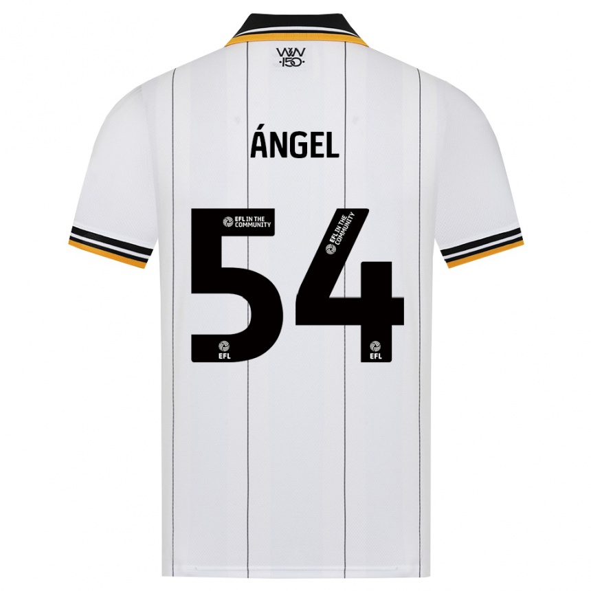 נשים כדורגל Dani Ángel #54 כתום לבן שחור הרחק ג'רזי 2026/27