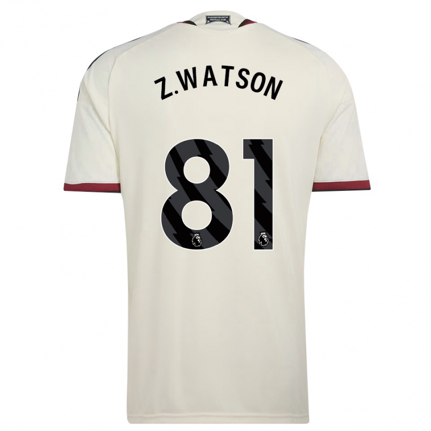 נשים כדורגל Zac Watson #81 בז' שחור אדום ג'רזי קיט שלישי 2026/27