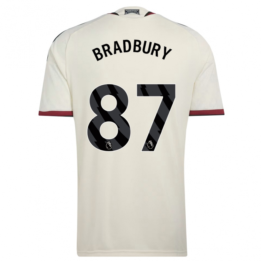 נשים כדורגל Louie Bradbury #87 בז' שחור אדום ג'רזי קיט שלישי 2026/27
