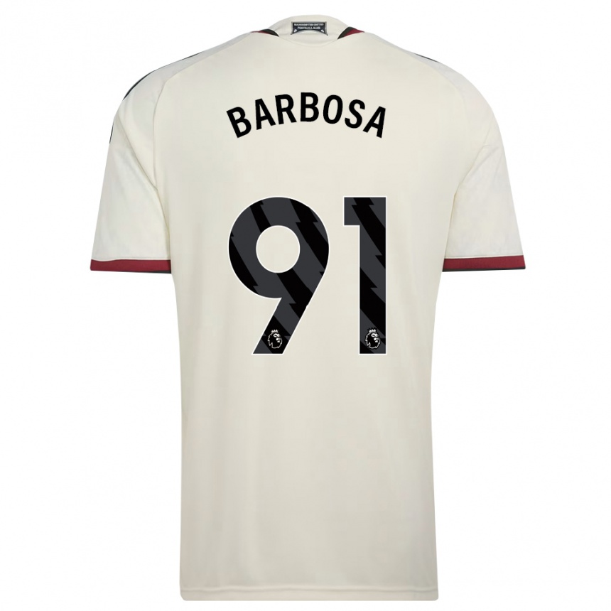 נשים כדורגל Neithan Barbosa #91 בז' שחור אדום ג'רזי קיט שלישי 2026/27 נשים כדורגל Neithan Barbosa #91 בז' שחור אדום ג'רזי קיט שלישי 2026/27