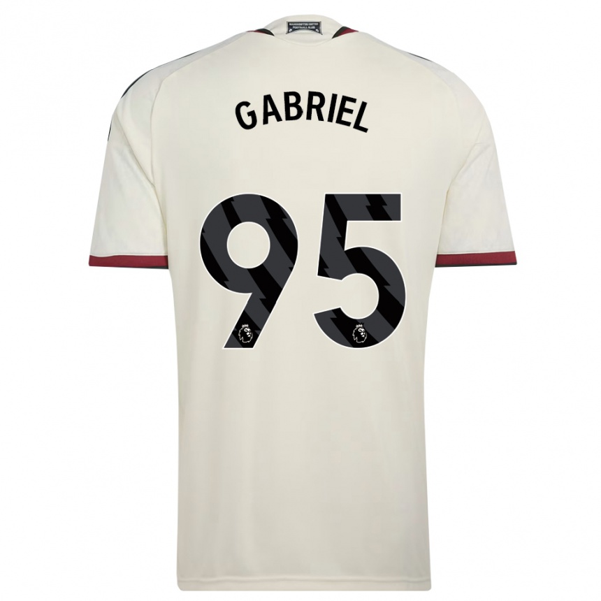 נשים כדורגל Jj Gabriel #95 בז' שחור אדום ג'רזי קיט שלישי 2026/27