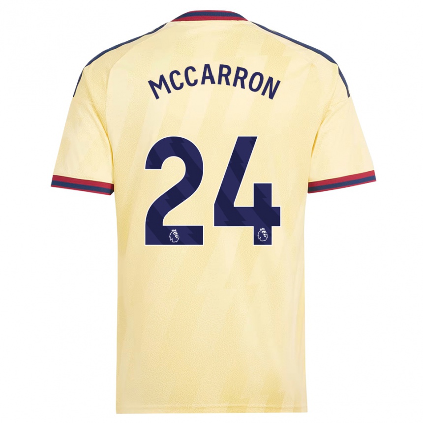נשים כדורגל Daniel Mccarron #24 צהוב בהיר כחול חצות ג'רזי קיט שלישי 2026/27