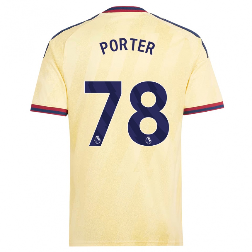 נשים כדורגל Jack Porter #78 צהוב בהיר כחול חצות ג'רזי קיט שלישי 2026/27