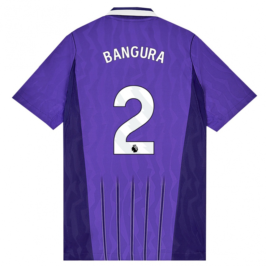 נשים כדורגל Samal Bangura #2 סגול לבן ג'רזי קיט שלישי 2026/27