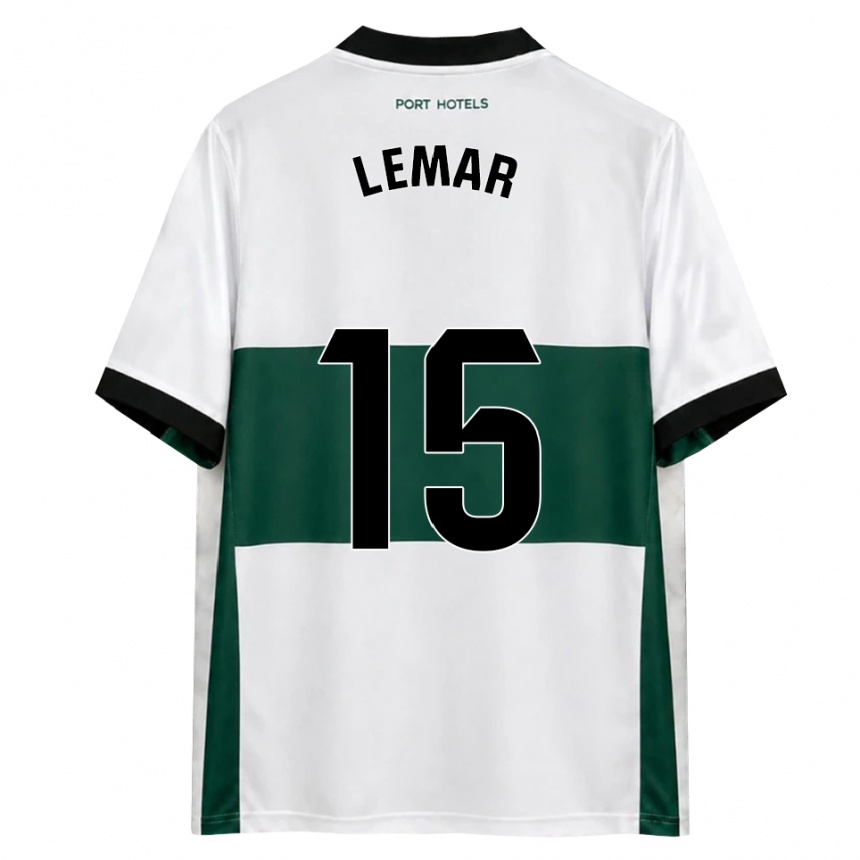 ילדים כדורגל תומאס למאר #15 ירוק לבן אדום ג'רזי ביתית 2026/27