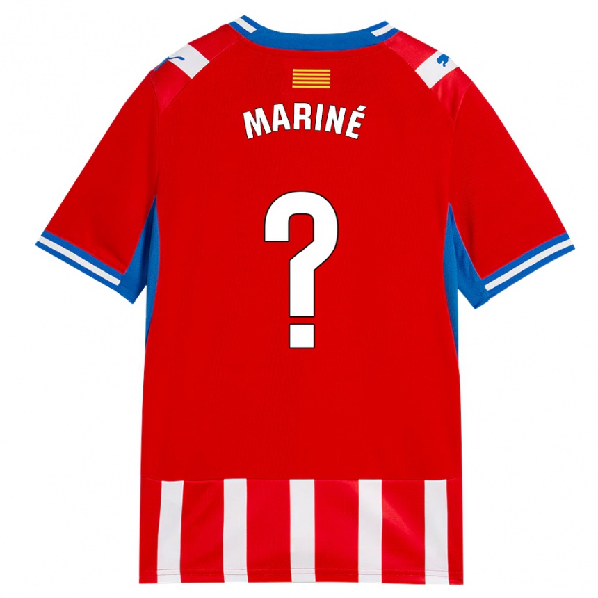 ילדים כדורגל Aleix Mariné #0 אדום לבן כחול שמיים ג'רזי ביתית 2026/27