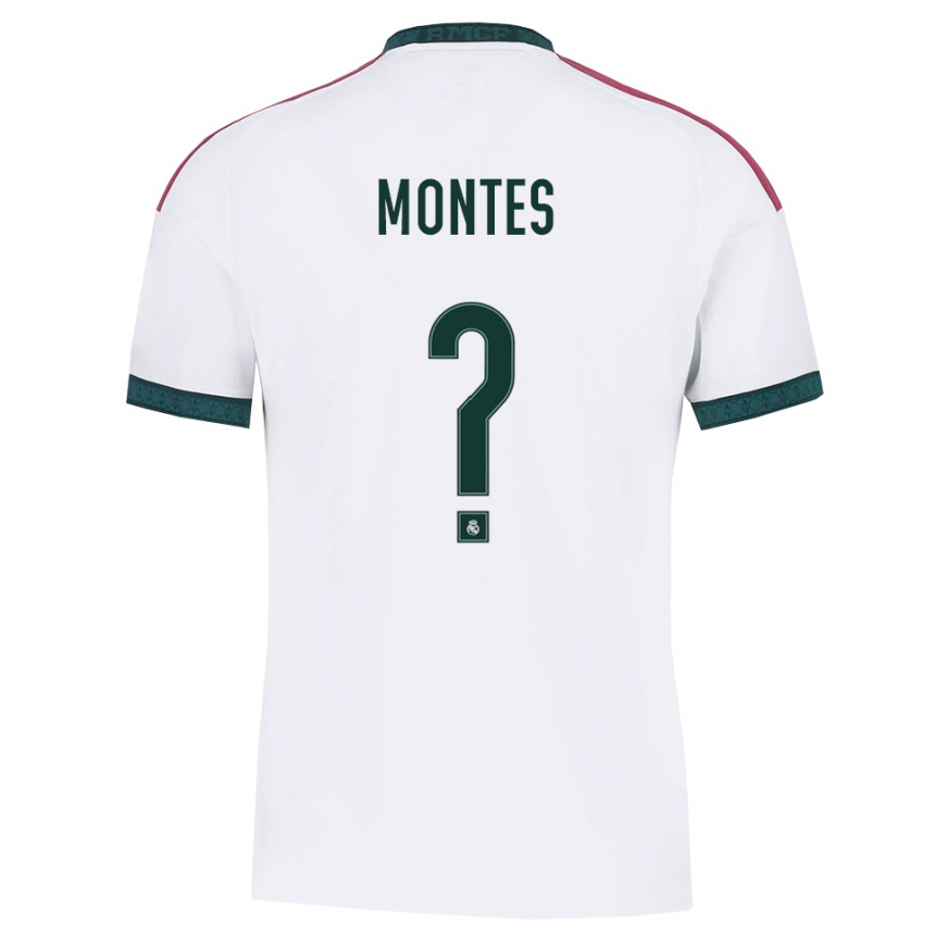 ילדים כדורגל Thiago Montes #0 ירוק כהה לבן אדום ג'רזי ביתית 2026/27