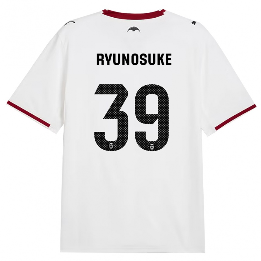 ילדים כדורגל Ryunosuke Sato #39 שחור לבן אדום צהוב ג'רזי ביתית 2026/27