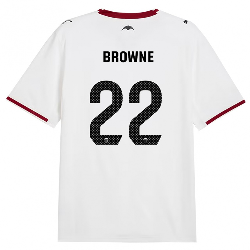 ילדים כדורגל Phoenetia Browne #22 שחור לבן אדום צהוב ג'רזי ביתית 2026/27