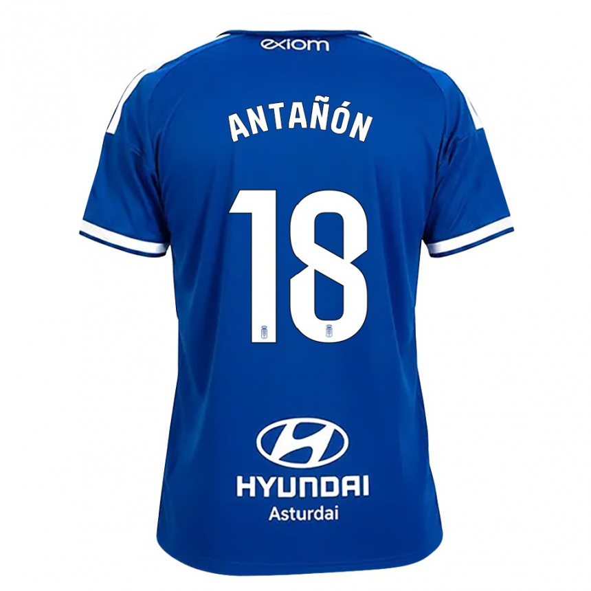 ילדים כדורגל Lucas Antañón #18 כחול בינוני לבן ג'רזי ביתית 2026/27