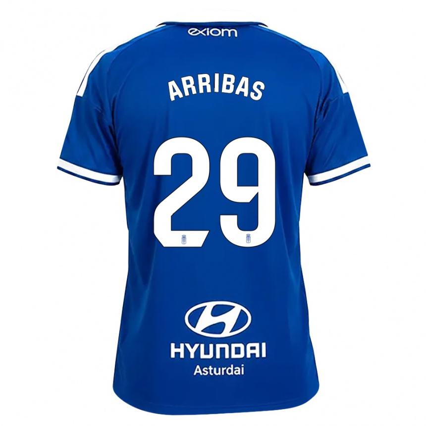 ילדים כדורגל Arturo Arribas #29 כחול בינוני לבן ג'רזי ביתית 2026/27