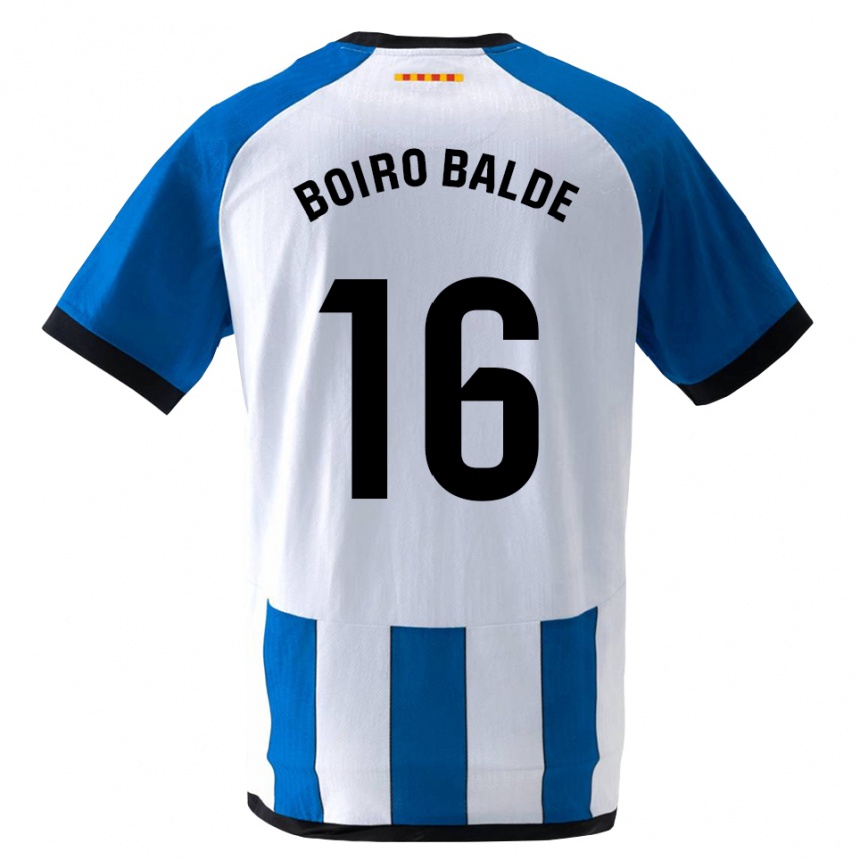 ילדים כדורגל Issa Boiro Balde #16 כחול לבן מלכותי ג'רזי ביתית 2026/27 ילדים כדורגל Issa Boiro Balde #16 כחול לבן מלכותי ג'רזי ביתית 2026/27