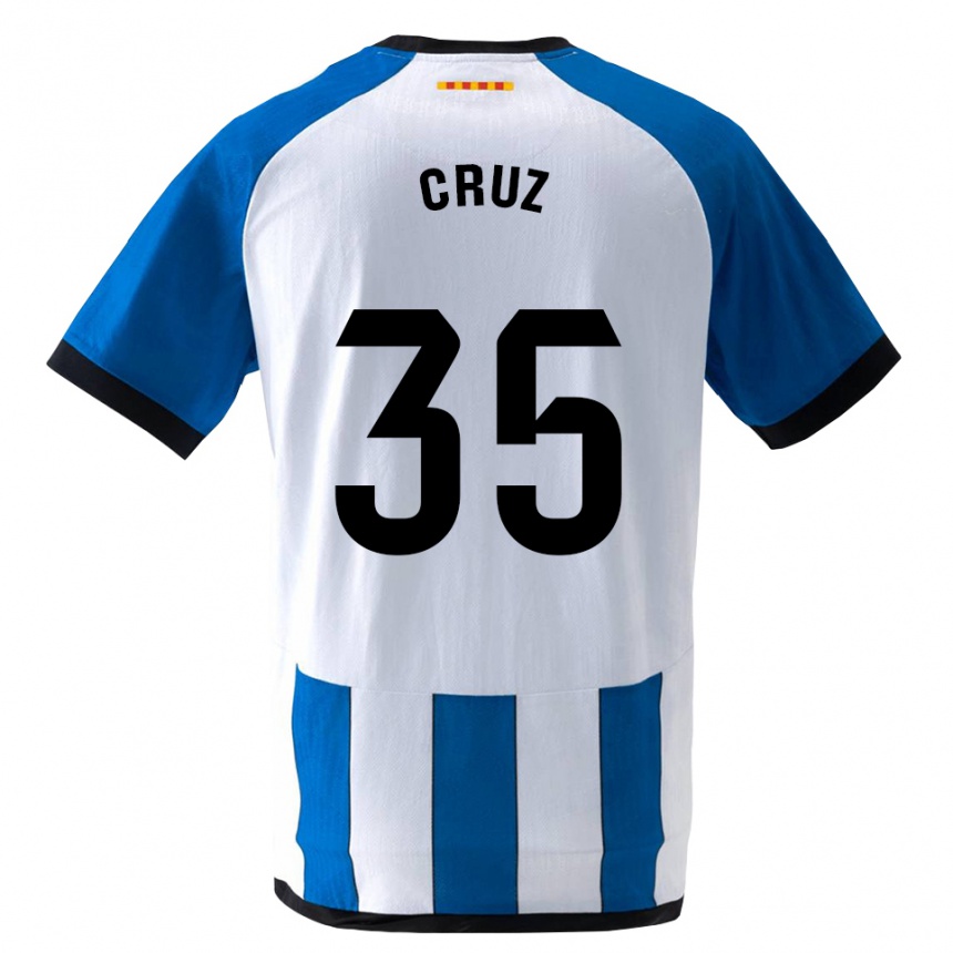 ילדים כדורגל Denis Cruz #35 כחול לבן מלכותי ג'רזי ביתית 2026/27 ילדים כדורגל Denis Cruz #35 כחול לבן מלכותי ג'רזי ביתית 2026/27