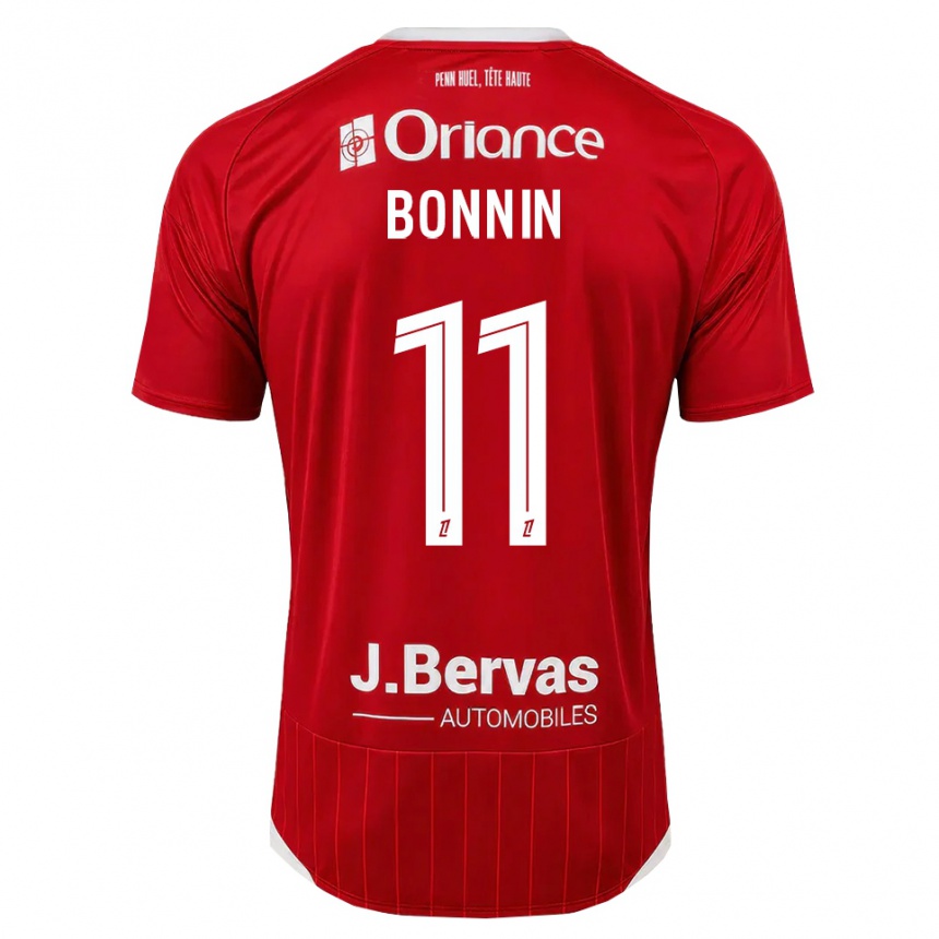 ילדים כדורגל Lilian Bonnin #11 לבן אדום ג'רזי ביתית 2026/27 ילדים כדורגל Lilian Bonnin #11 לבן אדום ג'רזי ביתית 2026/27