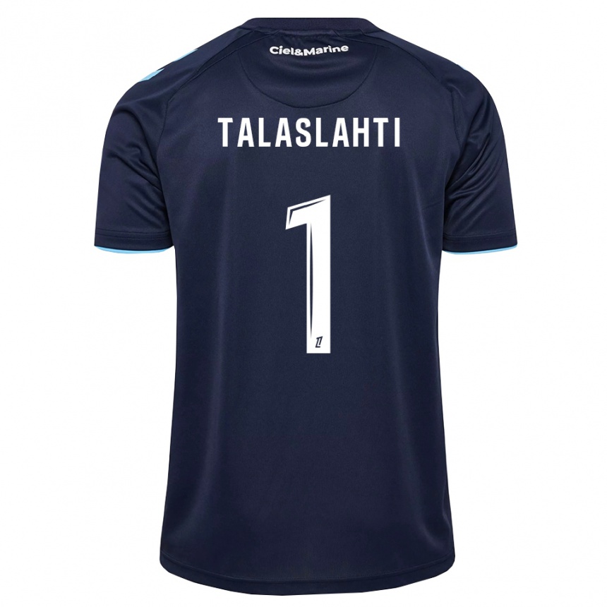 ילדים כדורגל Katriina Talaslahti #1 כחול חצות תכלת ג'רזי ביתית 2026/27