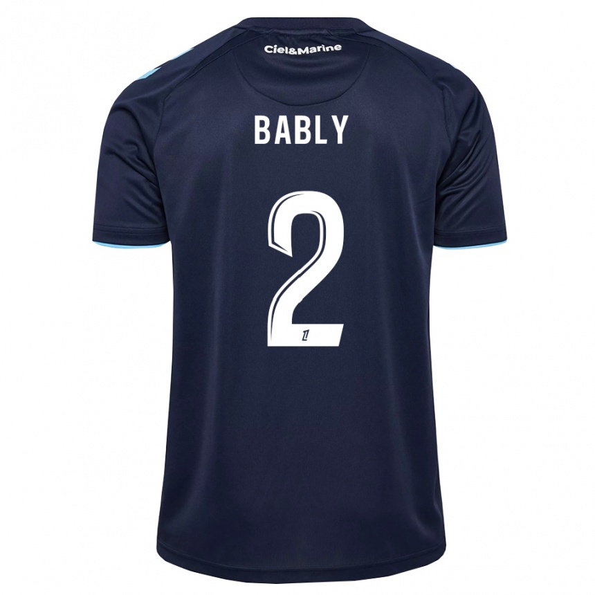 ילדים כדורגל Emmanuel Bably #2 כחול חצות תכלת ג'רזי ביתית 2026/27