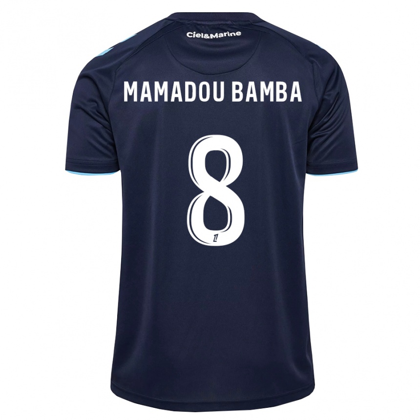 ילדים כדורגל Ben Mamadou Bamba #8 כחול חצות תכלת ג'רזי ביתית 2026/27