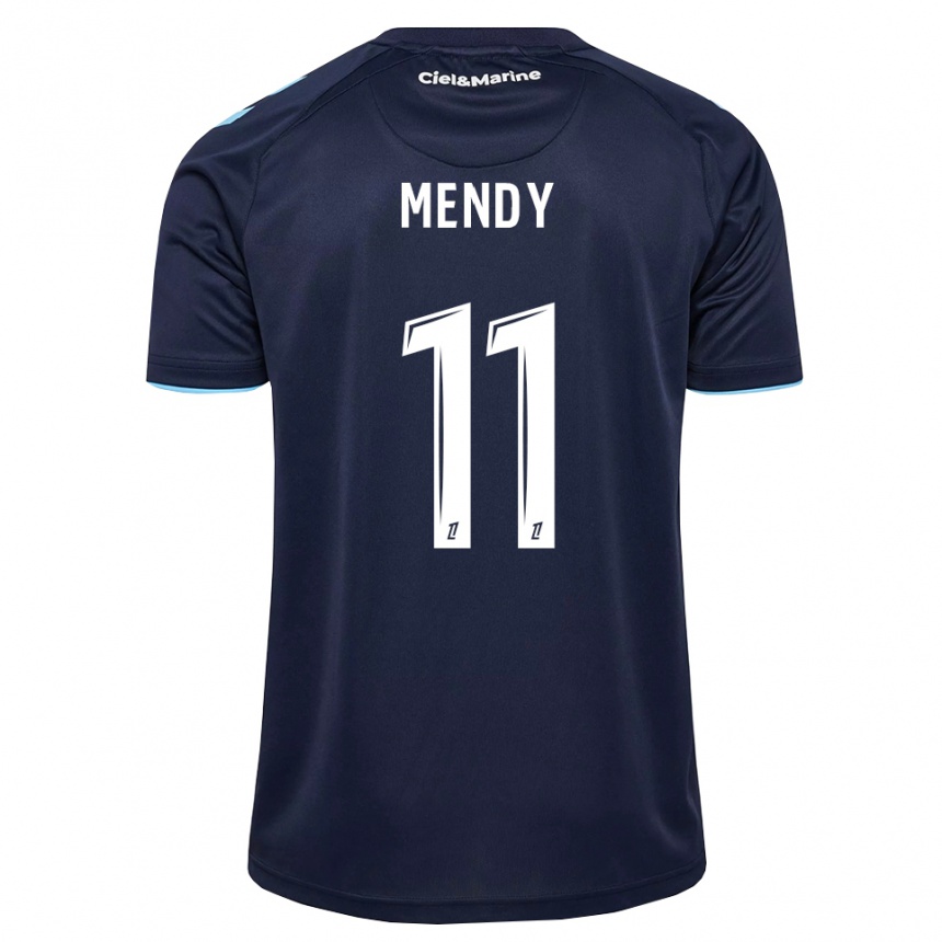 ילדים כדורגל Mélinda Mendy #11 כחול חצות תכלת ג'רזי ביתית 2026/27