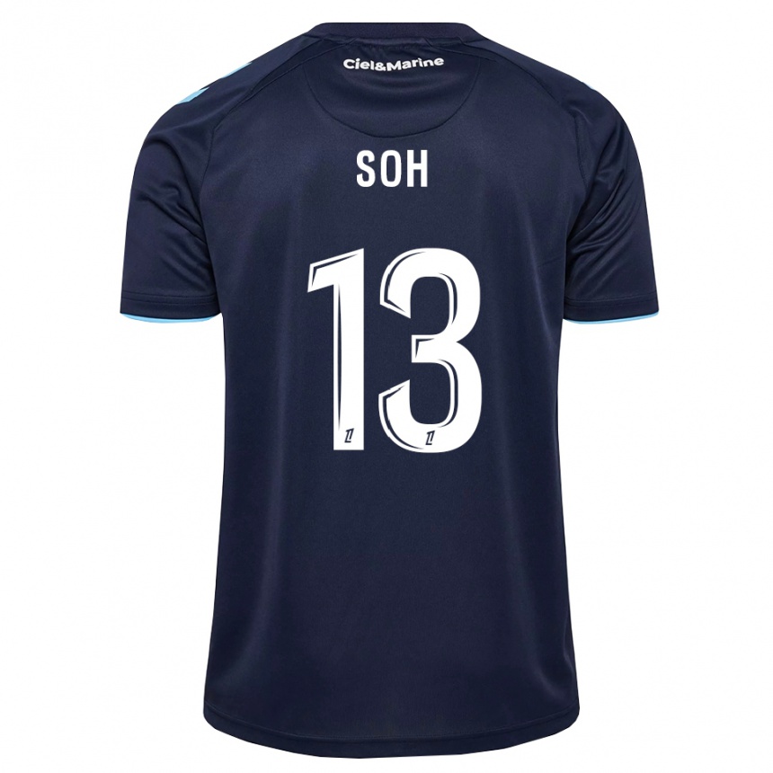 ילדים כדורגל Yanis Soh #13 כחול חצות תכלת ג'רזי ביתית 2026/27