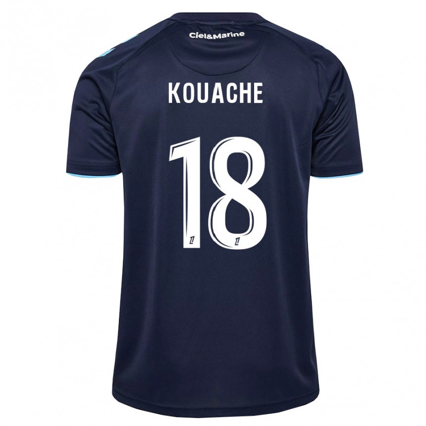 ילדים כדורגל Éva Kouache #18 כחול חצות תכלת ג'רזי ביתית 2026/27