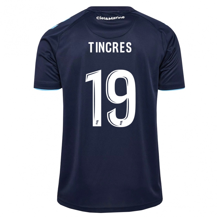 ילדים כדורגל Joan Tincres #19 כחול חצות תכלת ג'רזי ביתית 2026/27