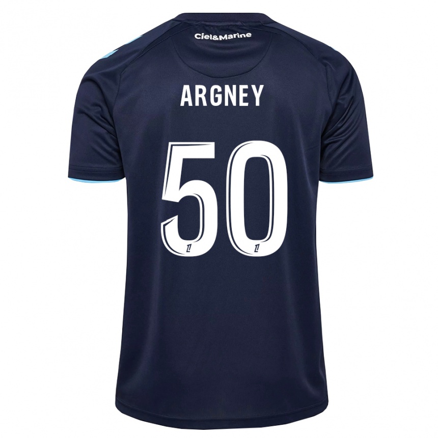 ילדים כדורגל Paul Argney #50 כחול חצות תכלת ג'רזי ביתית 2026/27