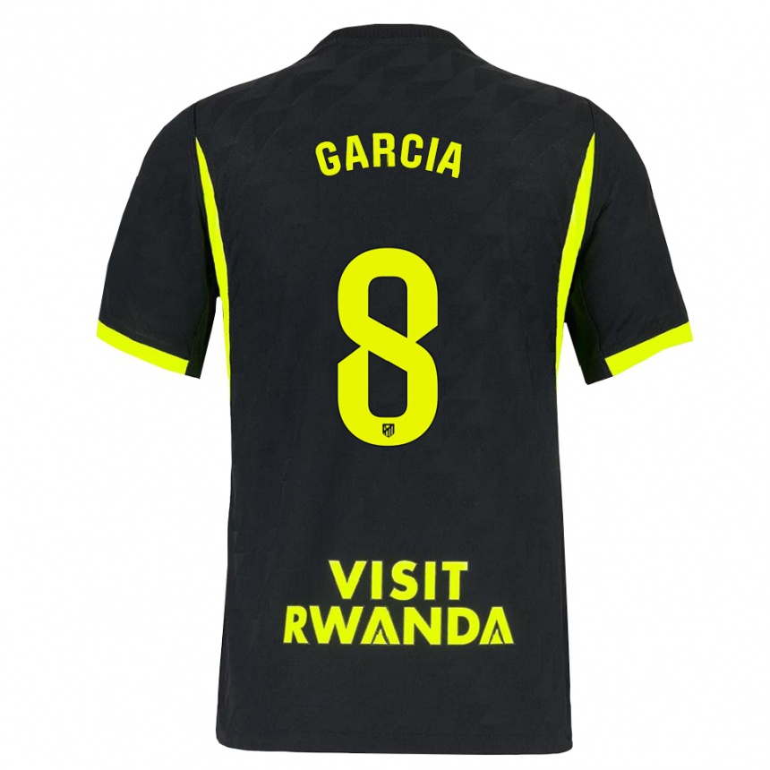 ילדים כדורגל Gaby García #8 ירוק בהיר שחור הרחק ג'רזי 2026/27