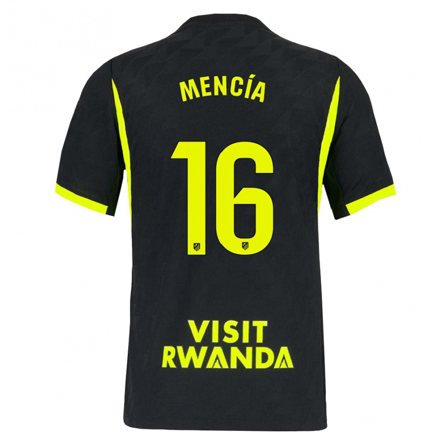 ילדים כדורגל Ian Mencía #16 ירוק בהיר שחור הרחק ג'רזי 2026/27