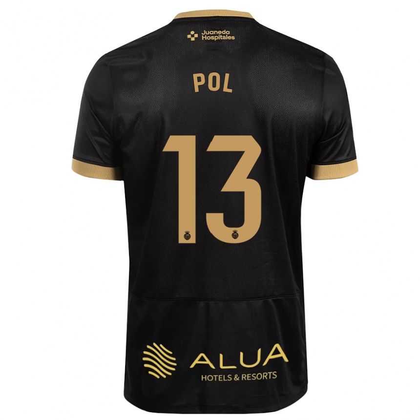 ילדים כדורגל Joan Pol #13 חום חולי שחור אדום הרחק ג'רזי 2026/27
