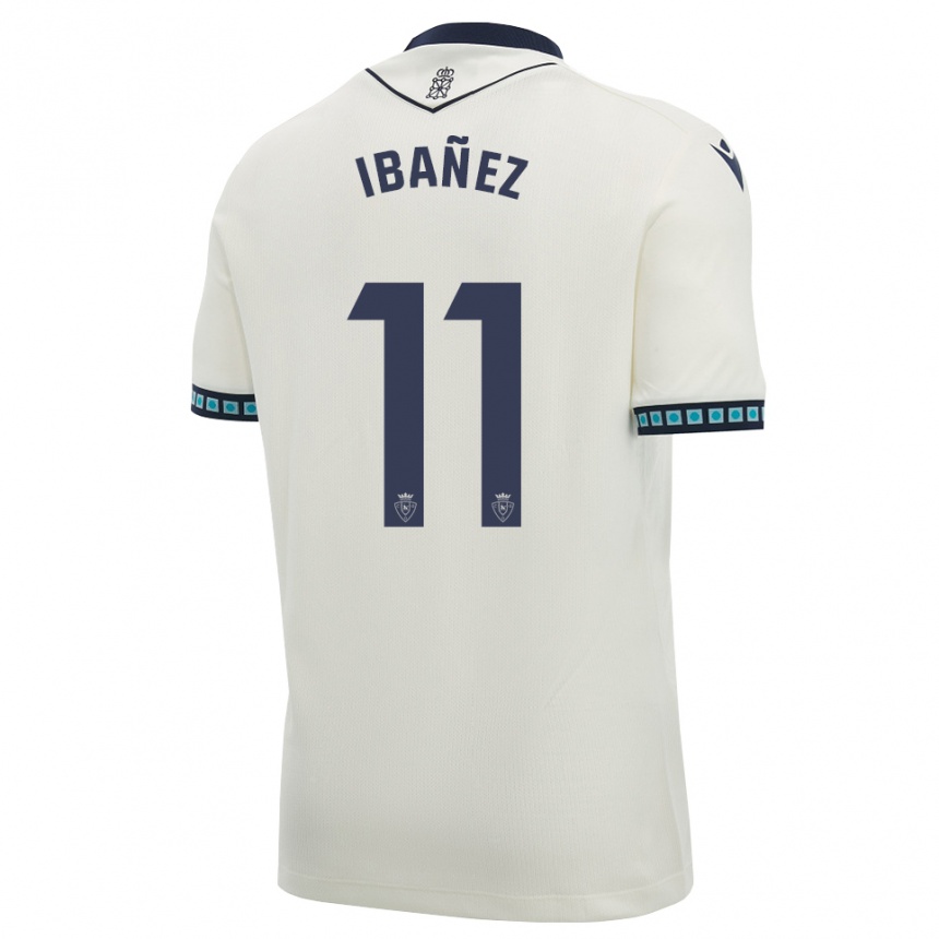 ילדים כדורגל Lucas Ibañez #11 לבן שחור כחול שמיים בהיר הרחק ג'רזי 2026/27