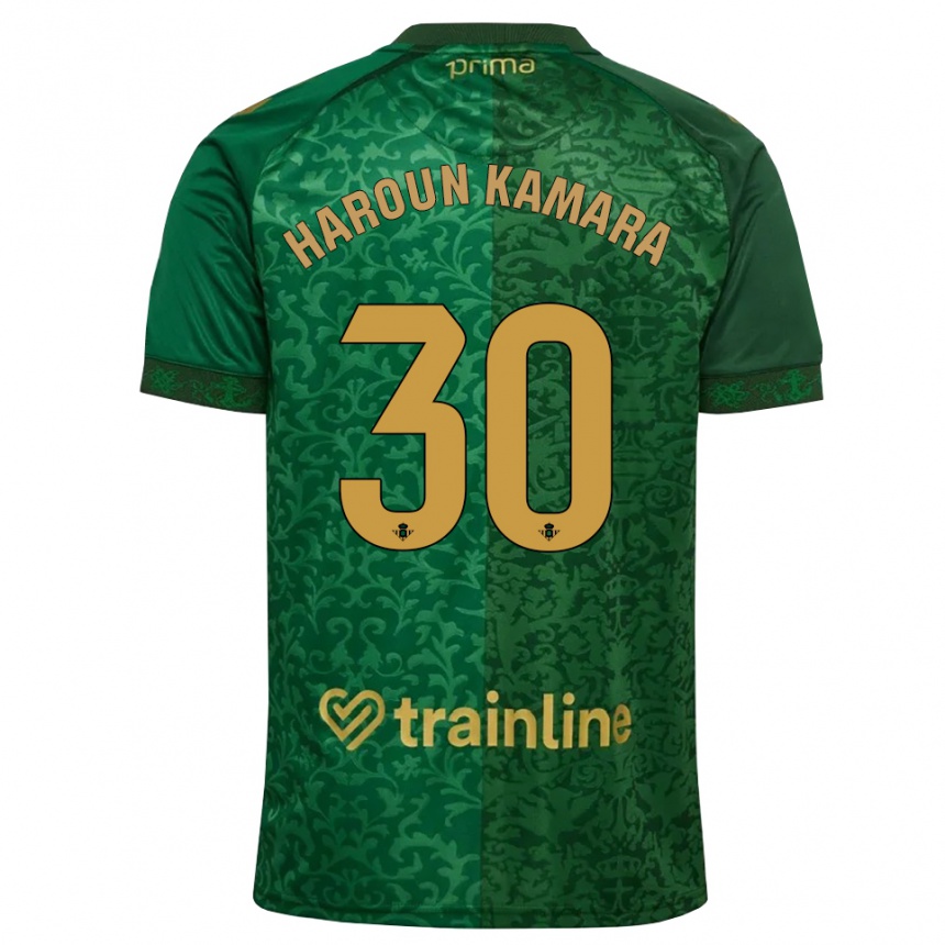 ילדים כדורגל Miguel Haroun Kamara #30 ירוק יער אדמדם כהה הרחק ג'רזי 2026/27