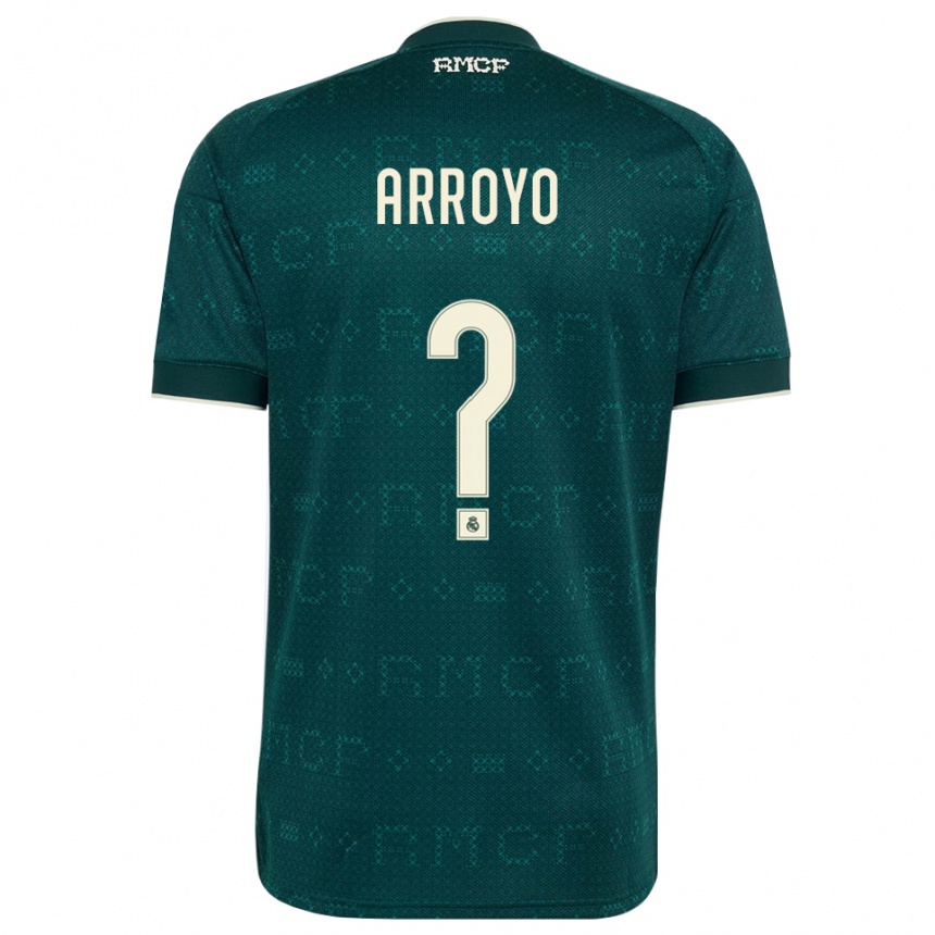 ילדים כדורגל Diego Arroyo #0 אפור כהה לבן הרחק ג'רזי 2026/27
