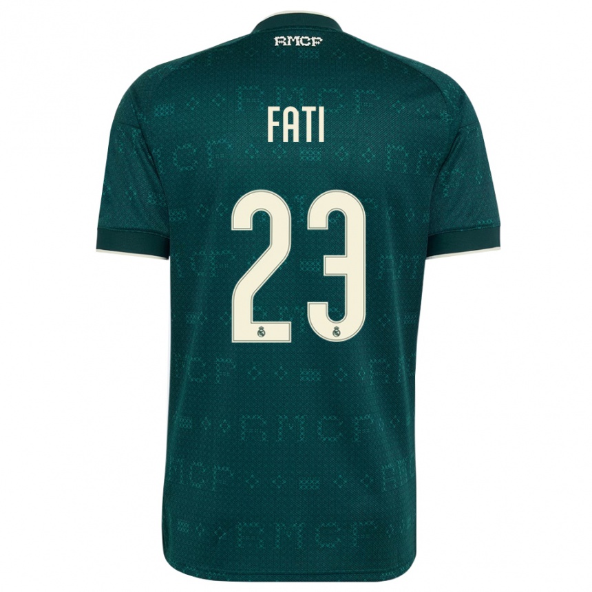 ילדים כדורגל Lamini Fati #23 אפור כהה לבן הרחק ג'רזי 2026/27