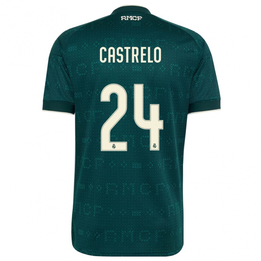 ילדים כדורגל Gabri Castrelo #24 אפור כהה לבן הרחק ג'רזי 2026/27