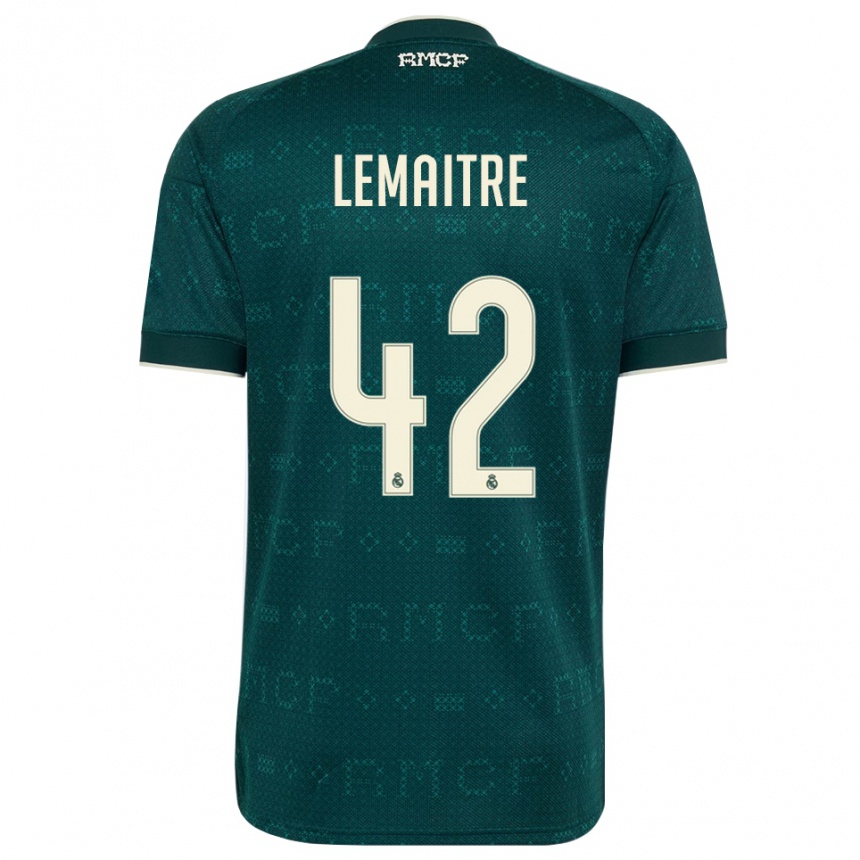 ילדים כדורגל Leo Lemaitre #42 אפור כהה לבן הרחק ג'רזי 2026/27 ילדים כדורגל Leo Lemaitre #42 אפור כהה לבן הרחק ג'רזי 2026/27