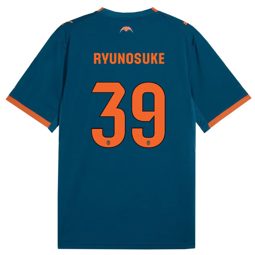 ילדים כדורגל Ryunosuke Sato #39 כחול דודג' כתום הרחק ג'רזי 2026/27