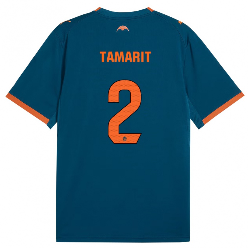 ילדים כדורגל Sara Tamarit #2 כחול דודג' כתום הרחק ג'רזי 2026/27