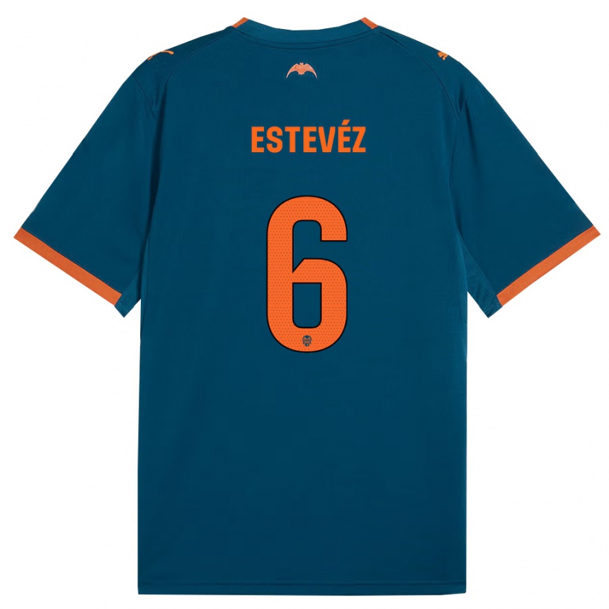 ילדים כדורגל Alejandro Estevéz #6 כחול דודג' כתום הרחק ג'רזי 2026/27