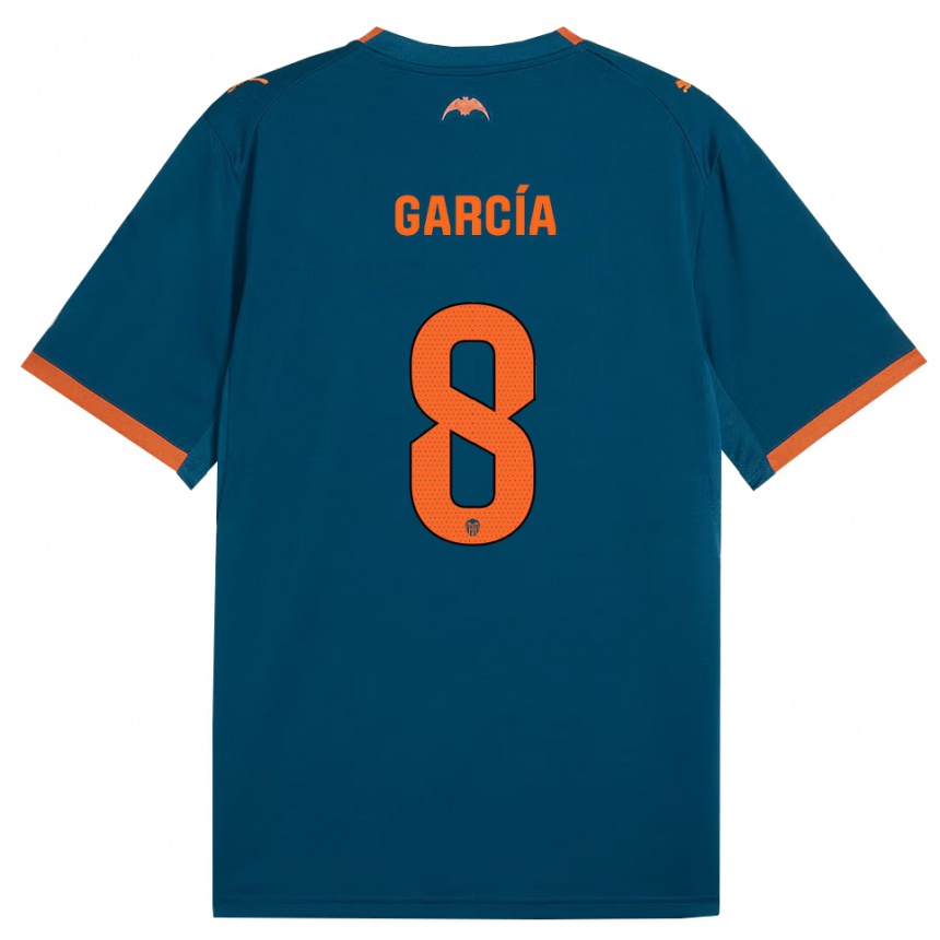 ילדים כדורגל Víctor García #8 כחול דודג' כתום הרחק ג'רזי 2026/27 ילדים כדורגל Víctor García #8 כחול דודג' כתום הרחק ג'רזי 2026/27
